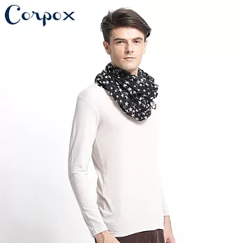 【Corpo X】男款保濕發熱保暖衣 (素色款)M卡其