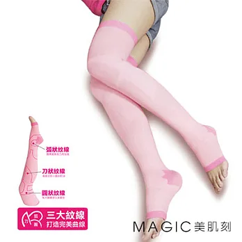 Magic美肌刻-180丹睡眠襪升級版JG-3390粉