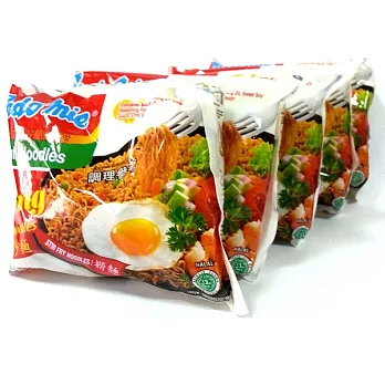 Indomie原味炒麵5入紅白