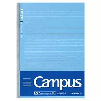 KOKUYO 學習專用Campus筆記本(書寫用27行)-藍 5本
