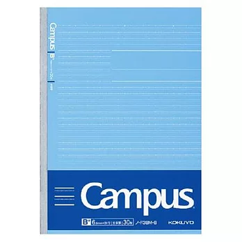 KOKUYO 學習專用Campus筆記本(書寫用31行)-藍 5本