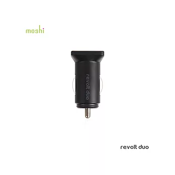 moshi Revolt Duo 雙端口高效車用充電組 ( 附Lightning Cable )