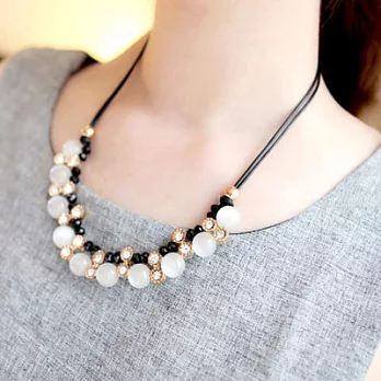 【Bling Q】珍珠美鑽閃爍亮眼項鍊