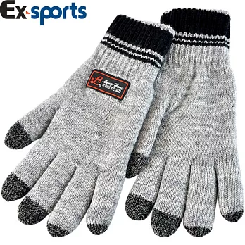 Ex-sports 智慧觸控 多功能手套(男用款)灰色