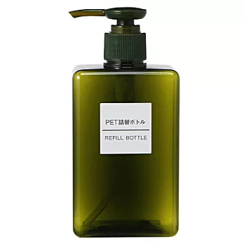 [MUJI 無印良品]PET補充瓶/綠.280ml