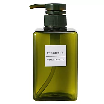 [MUJI 無印良品]PET補充瓶/綠.400ml