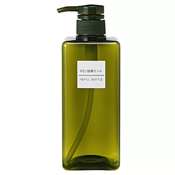 [MUJI 無印良品]PET補充瓶/綠.600ml