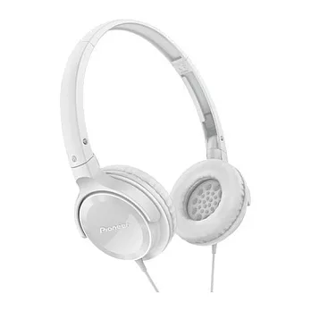 Pioneer輕巧頭戴式耳機SE-MJ502白色W