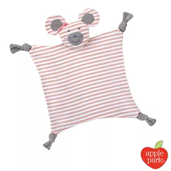 【美國 Apple Park - 農場好朋友系列】有機棉安撫巾 - 芭雷鼠娘