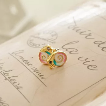 ECO安珂．蝸牛彩色殼造型 耳環