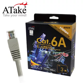 ATake - Cat 6A 網路線-3M