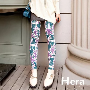 【Hera】赫拉 英倫風米字九分修身顯廋內搭褲/彈性褲(二色任選)綠色