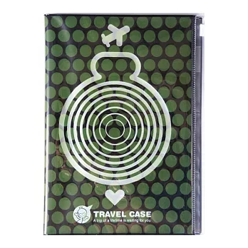 【小人罩子放亮點】旅行筆記護照套-黃色