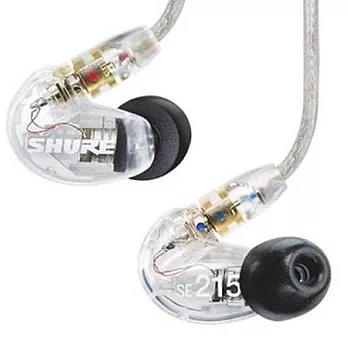 SHURE SE215BK 可換線高音質耳道式耳機(透明)