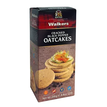 《Walkers》蘇格蘭皇家黑胡椒燕麥餅乾