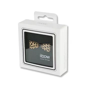 ibow耳機整線器-豹紋褐黑