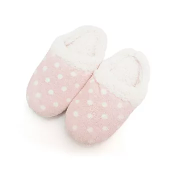 雪糕點點絨毛保暖拖-粉紅色(26)