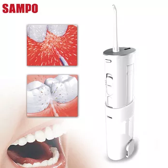 【SAMPO聲寶】充電式電動沖牙器 WB-D1303L