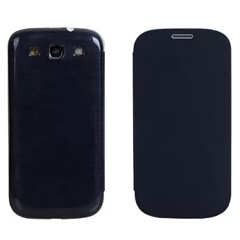 【BIEN】SAMSUNG S3 多彩髮絲紋 Smart Cover (藍)
