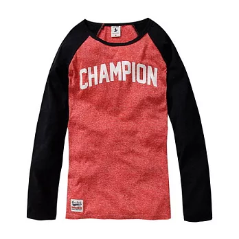 【CACO】CACO SURF‧美式休閒‧背82紗點竹節長TM紅