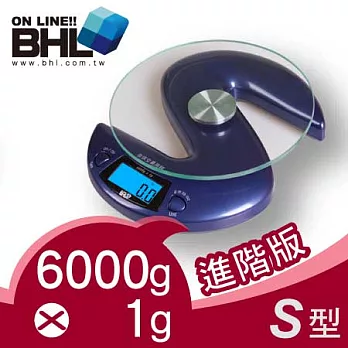 BHL秉衡量電子秤.LCD藍光烘培料理秤 BHK-6KBL