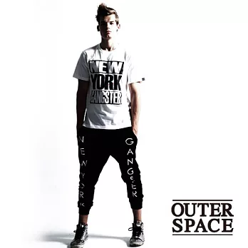 OUTERSPACE 紐約黑幫棉褲其他F SIZE