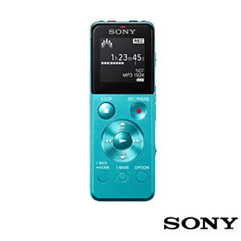 SONY 智慧型動錄音筆 4GB(ICD-UX543F)送 8G記憶卡(祕境藍)