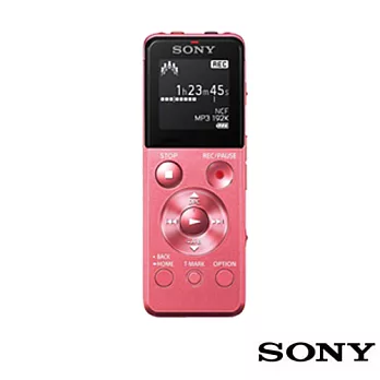 SONY 智慧型動錄音筆 4GB(ICD-UX543F)送 8G記憶卡(粉紅魅)