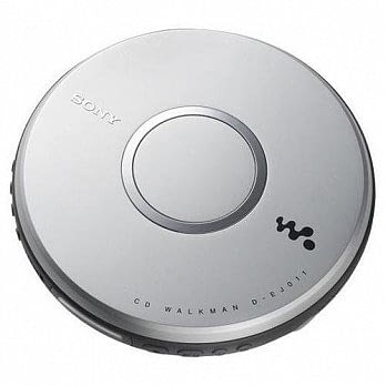 SONY D-EJ011 CD隨身聽 銀色 附贈攜帶包