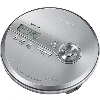 日本原裝 SONY D-NE241 MP3/CD隨身聽(銀色)