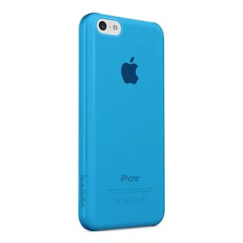 Belkin iPhone 5C 超薄 透明 保護殼藍色