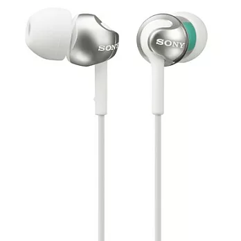 SONY MDR-EX110LP 輕巧炫彩多色小耳機白