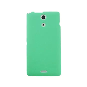 Lilycoco Sony Xperia ZR C5502防滑曬紋果凍套粉綠色