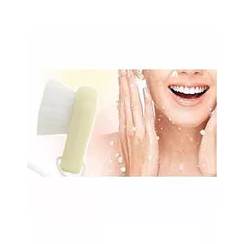 超柔軟極細潔面刷米白