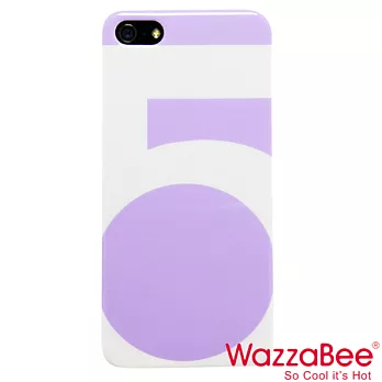 WazzaBee 炫彩5系列 iPhone5/5S 手機殼紫