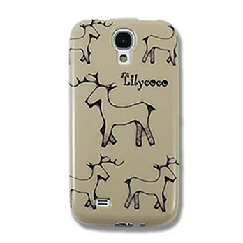 Lilycoco Samsung S4 i9500 設計家系列款【動物】軟質保護殼小麋鹿