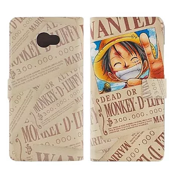 ONE PIECE 航海王HTC Butterfly S 懸賞圖系列彩繪可立式皮套魯夫