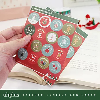 uhplus Xmas Sticker 聖誕貼紙 #Happy Xmas