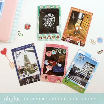 uhplus Instax Mini Stickers 拍立得邊框貼紙組(5入)