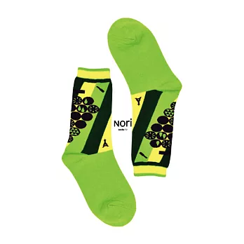 【Nori socks】2014 ＂World Tour＂ 「環遊世界」 法國 葡萄酒款 (France Wine) / 綠色綠色