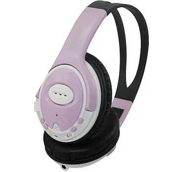 PLUGO-3合1耳機MP3淺紫色