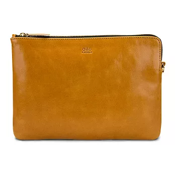 alto 真皮手拿包，可裝iPad mini & 7吋平板 tablet ，真皮保護套、保護袋 ，ZETA -卡其色Khaki