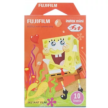 FUJIFILM instax mini 海綿寶寶系列-海洋世界 拍立得底片(3盒裝)
