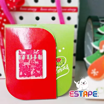 【ESTAPE】隨手貼OPP繽紛卡(粉紅米鹿)