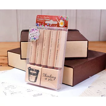 Micia我的小花園 原木印章 MPG03