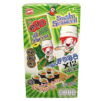 【KABUKI】非常棒 壽司海苔玉米捲_原味(8g*12支)