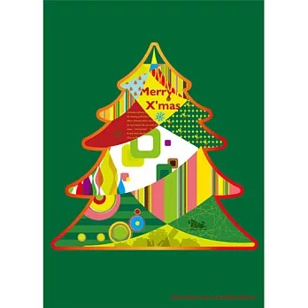 蔣堂‧明信片-拼接聖誕樹
