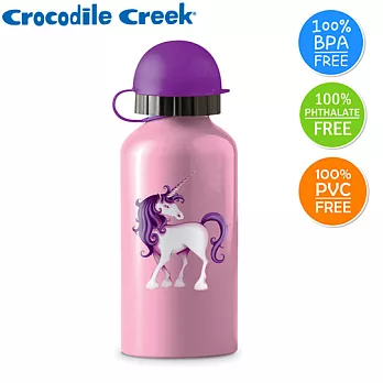 【美國Crocodile Creek】環保兒童不鏽鋼水瓶(獨角獸)獨角獸