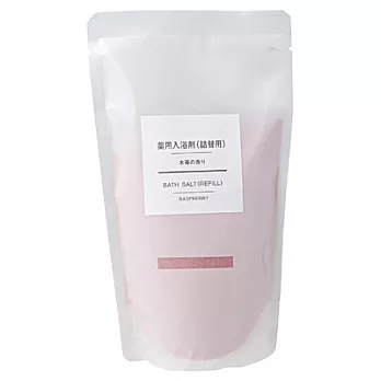 [MUJI 無印良品]泡澡劑補充包(覆盆子)/380g