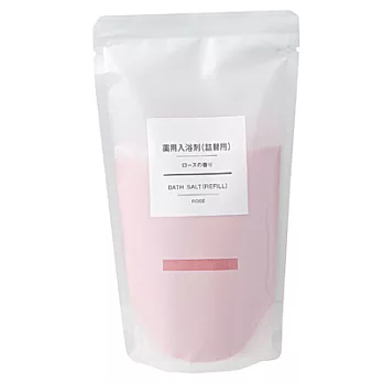 [MUJI 無印良品]泡澡劑補充包(玫瑰)/380g